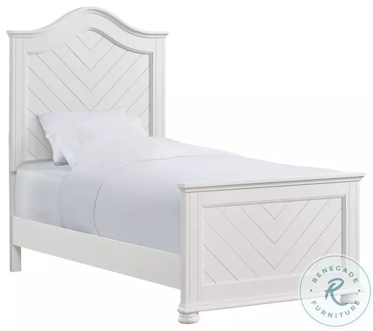 Conaughey White Twin Panel Bed