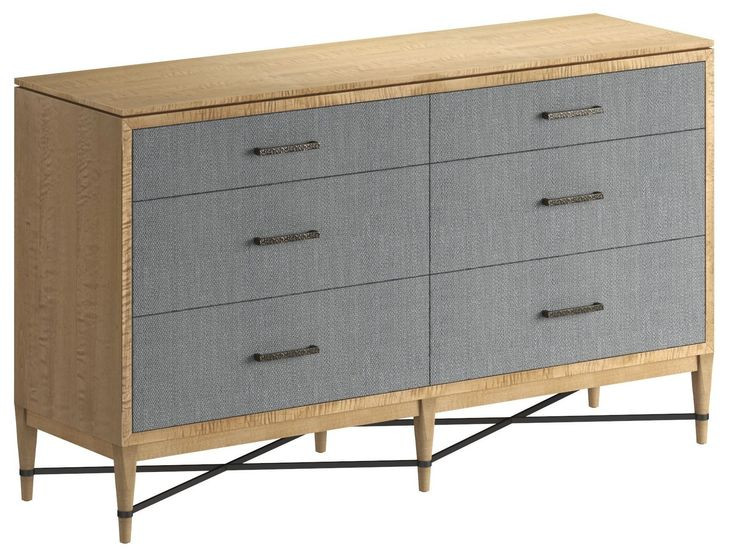 Loft Brown and Gray 6 Drawer Dresser