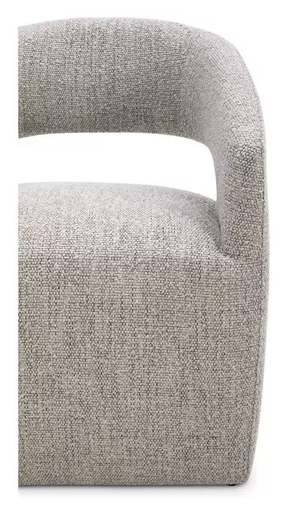 Barrow Gray Storm Performance Fabric Upholstered Dining Chair