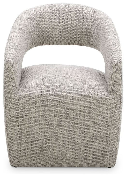 Barrow Gray Storm Performance Fabric Upholstered Dining Chair