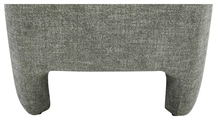 Kenzie Slated Moss Upholstered Accent Chair