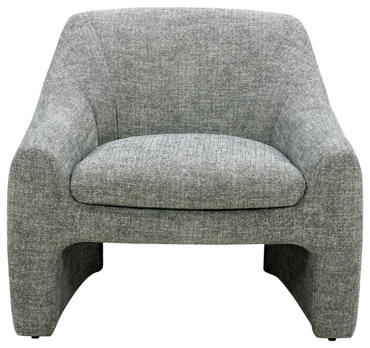 Kenzie Slated Moss Upholstered Accent Chair