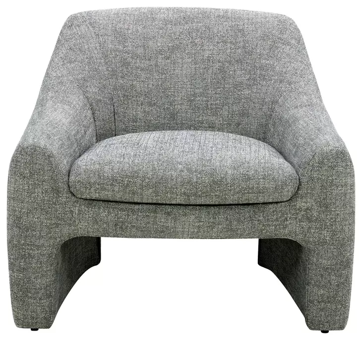 Kenzie Slated Moss Upholstered Accent Chair