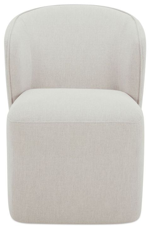 Larson Heather Gray Performance Fabric Upholstered Dining Chair
