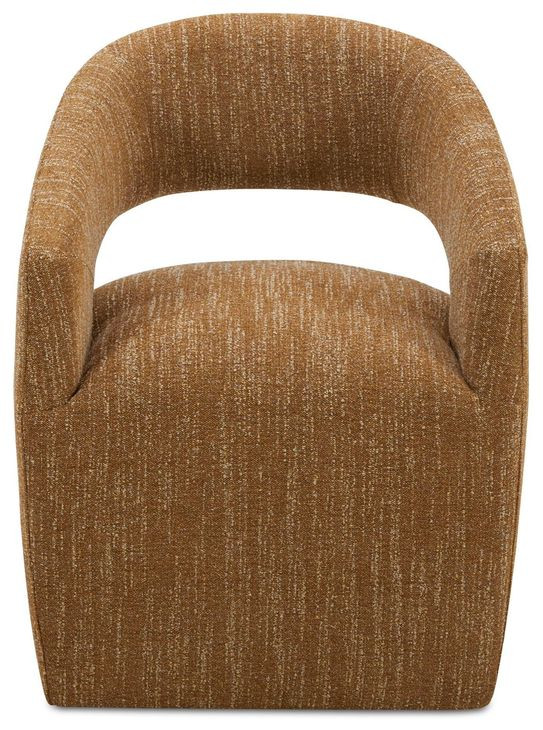 Barrow Amber Glow Performance Fabric Upholstered Dining Chair