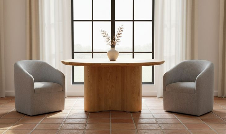 Sandy Gray Upholstered Dining Chair