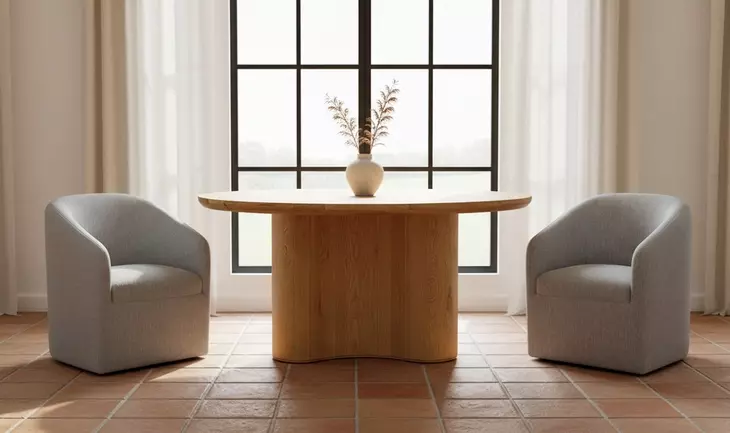 Sandy Gray Upholstered Dining Chair