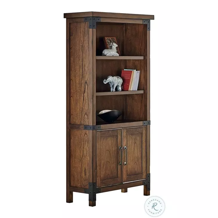 Addison Dry Auburn Lower Door Bookcase