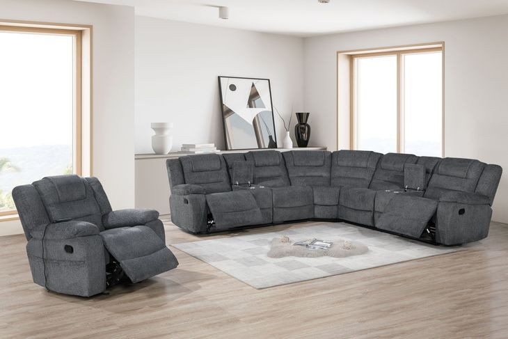 Redondo Dark Gray Glider Recliner