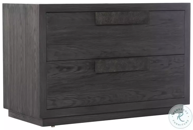 Keali Ebonized Pine Nightstand