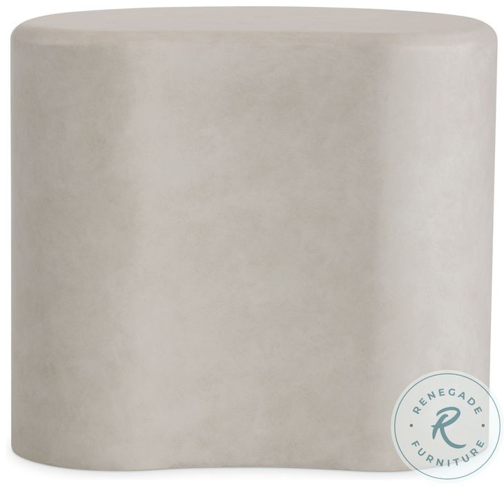 Nova Vellum Kidney Shape Side Table