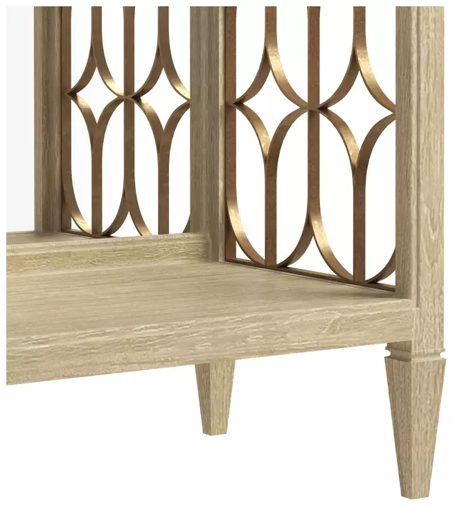 Eave Sundrenched Oak Etagere with 4 Shelves