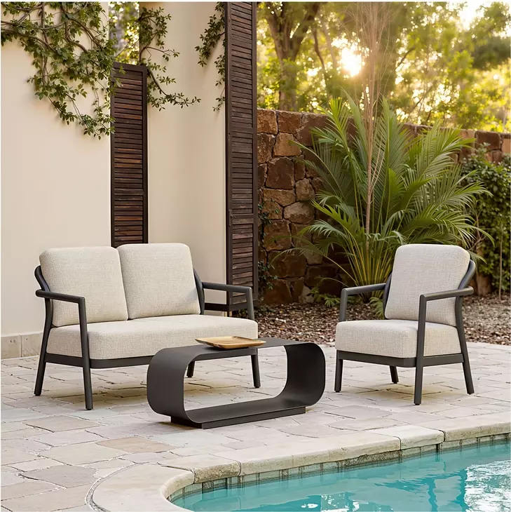 Rein Beige 50 'Loveseat