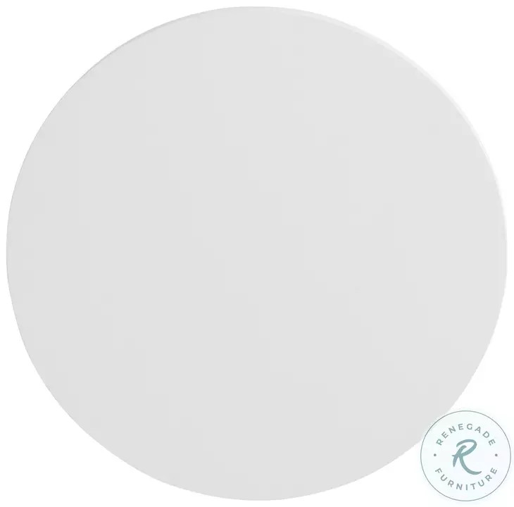 Milos Bone And Shiny Nickel Outdoor Occasional Table Set