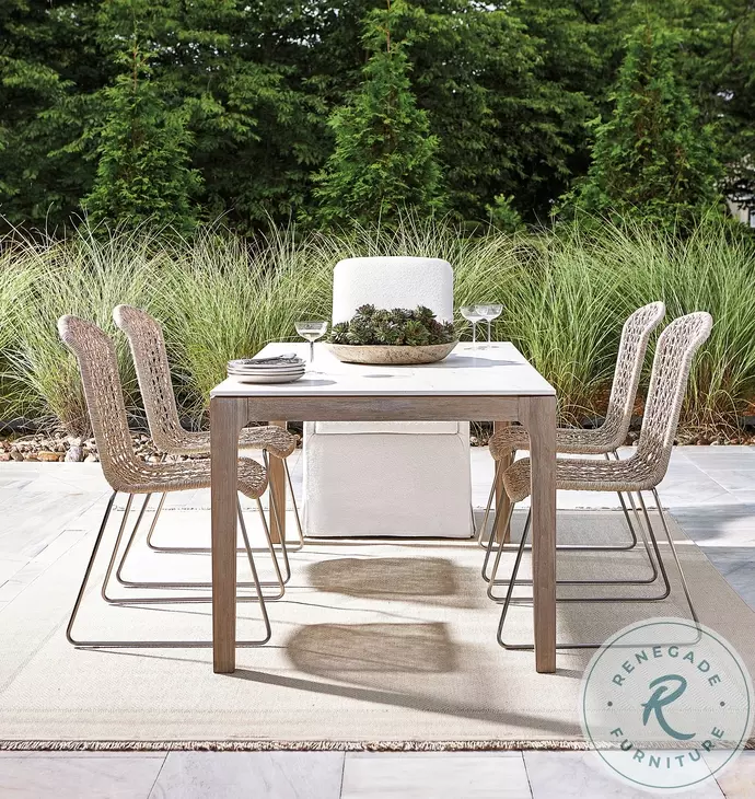 Carmel Hazelnut Outdoor Side Chair Set of 2