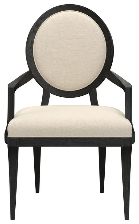 Atrium Beige Upholstered Arm Chair
