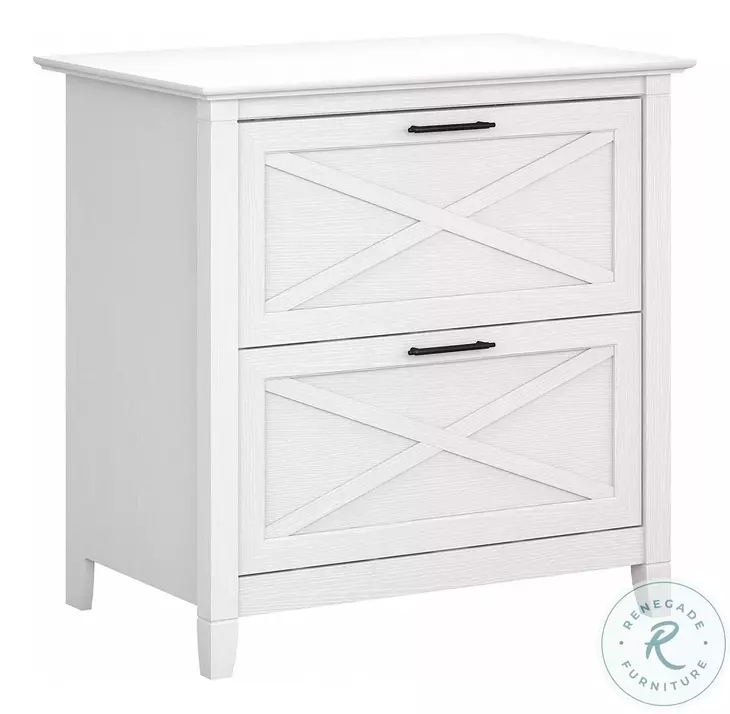Key West Pure White Oak 2 Drawer Lateral File Cabinet