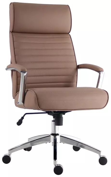 DC 602 SFLT GCH Softy Latte Upholstered Tall Desk Chair