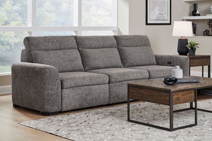Kline Nightfall 3 Piece Modular Slider Sofa with USB Charging