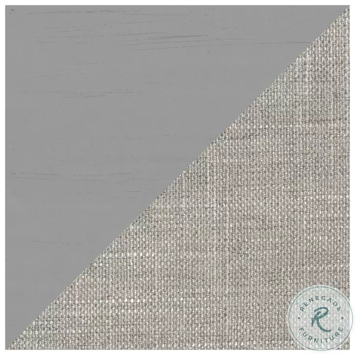 Key West Cape Cod Grey 48" Writing Desk with Mid Back Tufted Office Chair