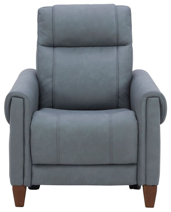 Corvin Blue Dusk High Leg Power Recliner with USB Charging