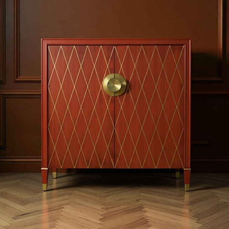 Boulevard Red 2 Door Accent Chest