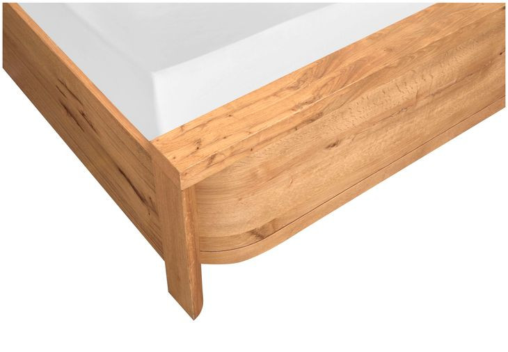 Highridge Honey Wheat King Panel Bed