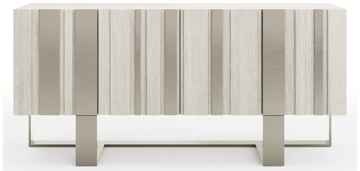 Tempo Beige 4 Door Buffet with 1 Drawer and 2 Shelves