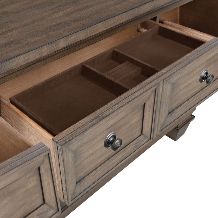 Mariana Mocha 9 Drawer Dresser