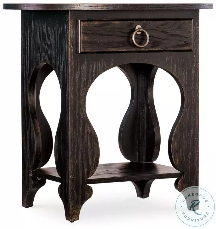 Newport Molasses Oval Nightstand