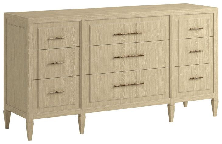 Eave Sundrenched Oak 9 Drawer Dresser