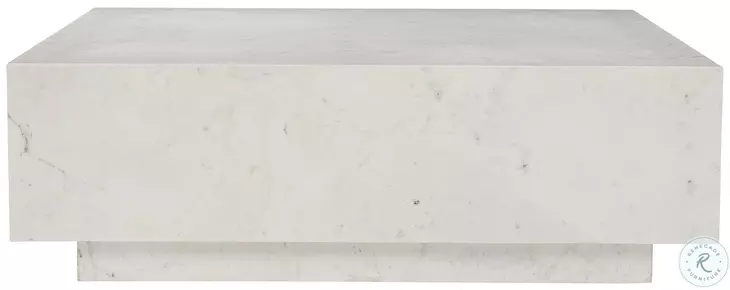 Donnelly White Marble Cocktail Table