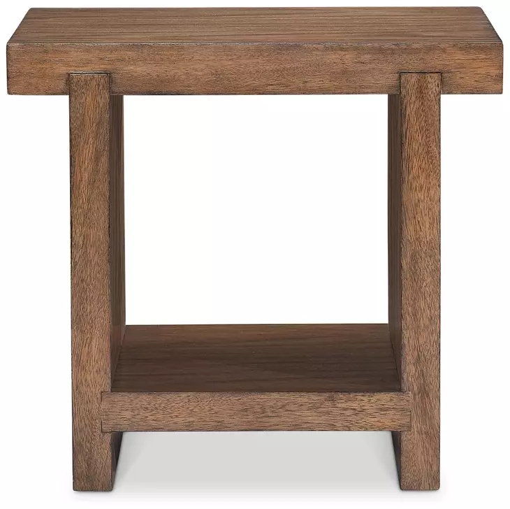 Tomas Marrom Rectangular Side Table