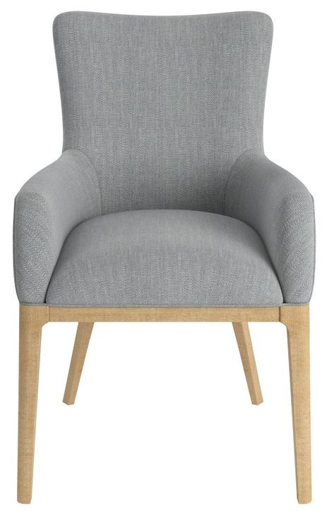 Loft Gray Upholstered Arm Chair