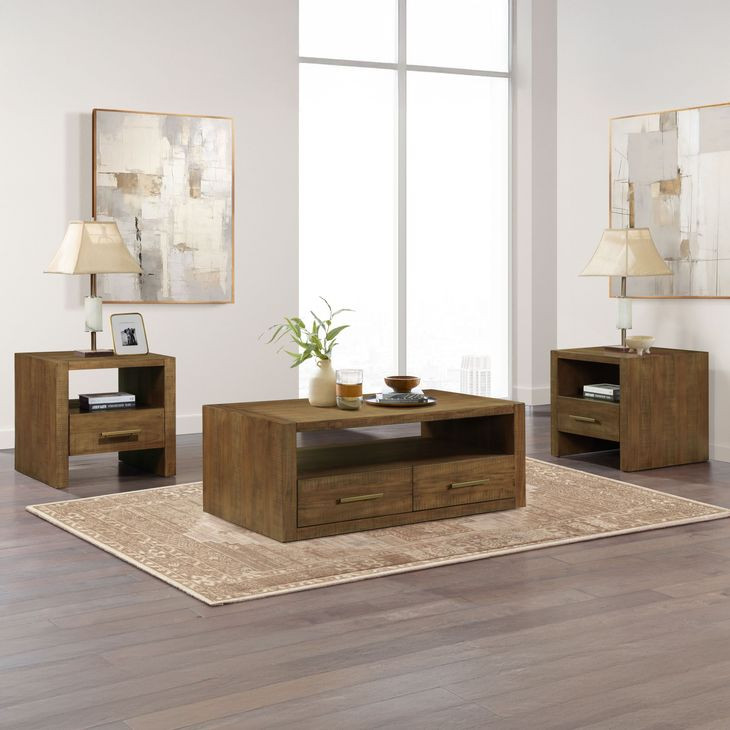Garland Brown Rectangular Sofa Table