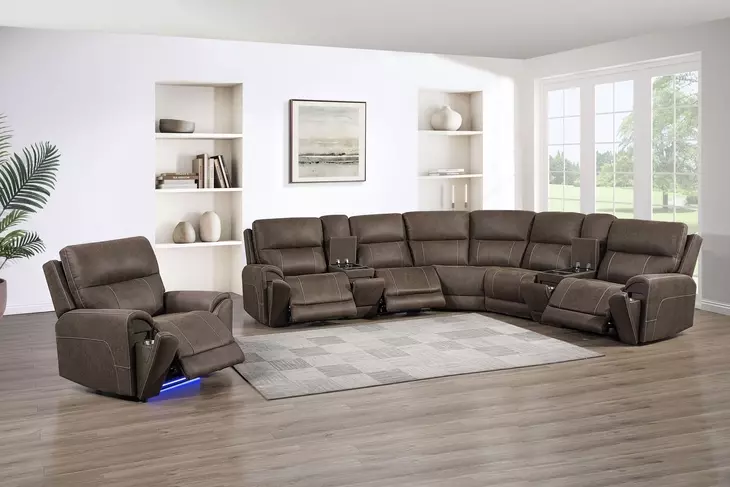 Gaia Sable Zero Gravity Auto Glider Power Recliner with Heat and