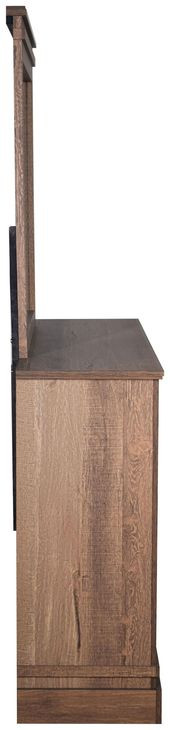 Coventry Hall Pecan Rectangle Dresser Mirror