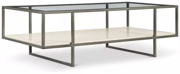 Harlow Bronze Metal Rectangular Cocktail Table