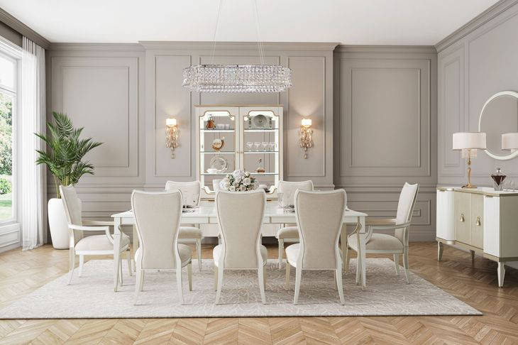 La Marisia Creamy Pearl Dining Room Set