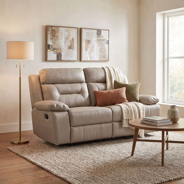 Laconia Latte Double Reclining Loveseat