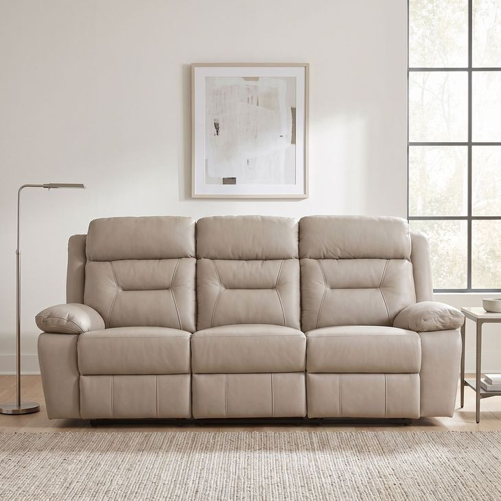 Laconia Latte Double Reclining Sofa