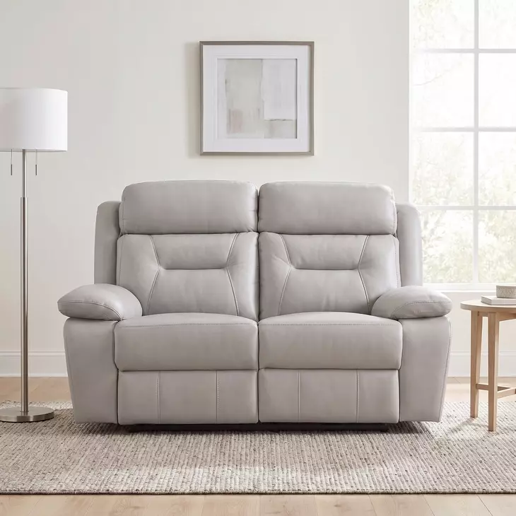 Laconia Silver Double 63" Power Reclining Loveseat