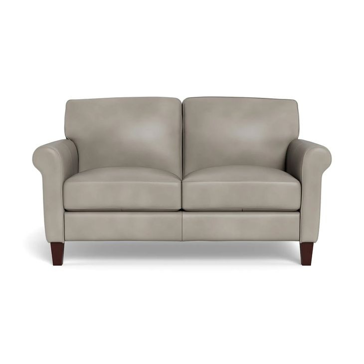 Lachlan Stone Leather 60" Loveseat