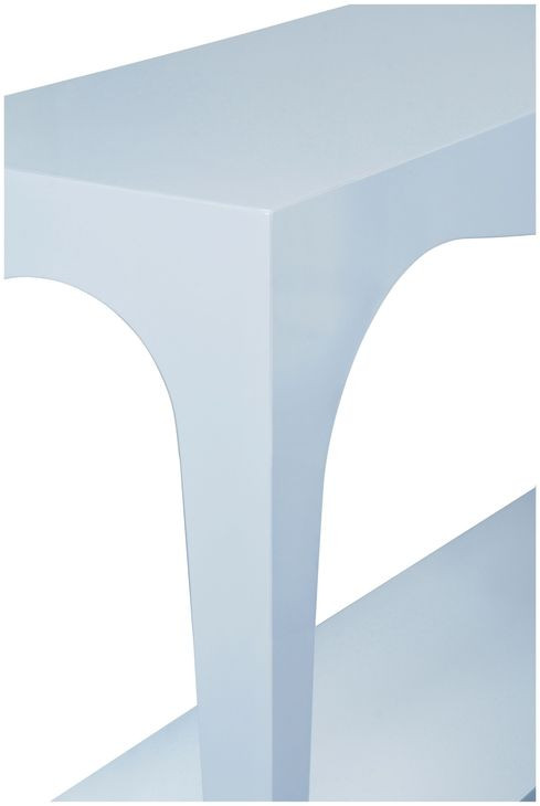 Laverne Light Blue Rectangular Console Table