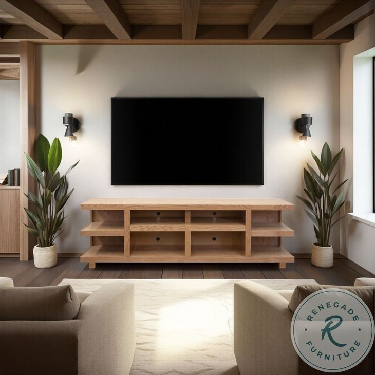 Laurel Canyon Natural 85" TV Stand