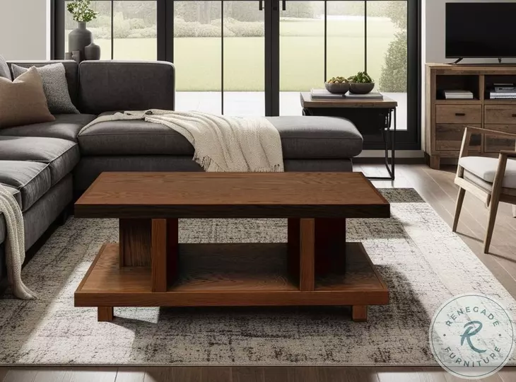 Laurel Canyon Oak Bourbon 49" Coffee Table