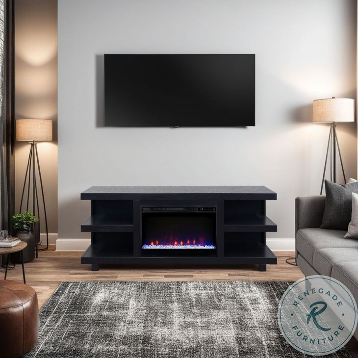 Laurel Canyon Clove 65" Fireplace TV Stand