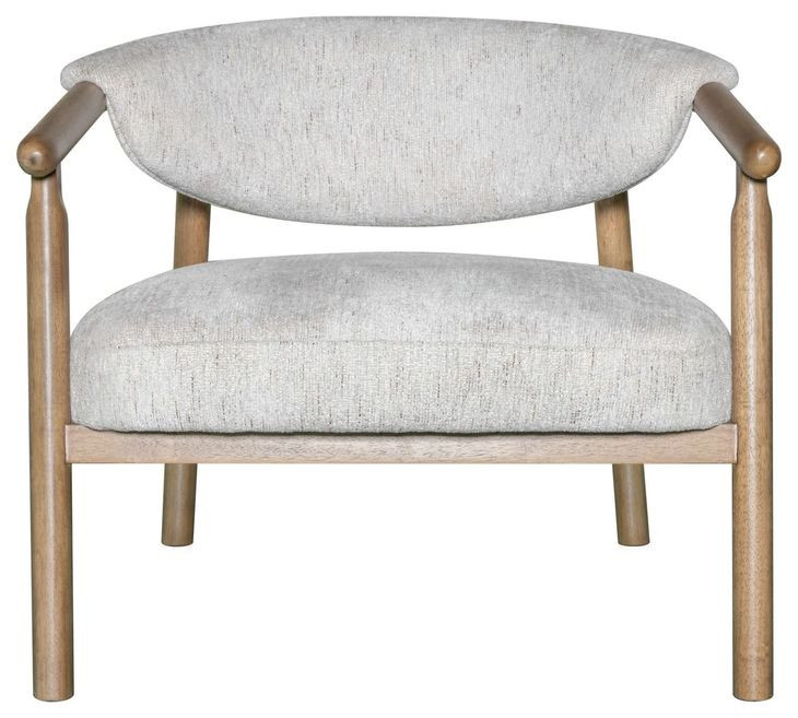 Autumn Pebbled Vanilla Upholstered Accent Chair