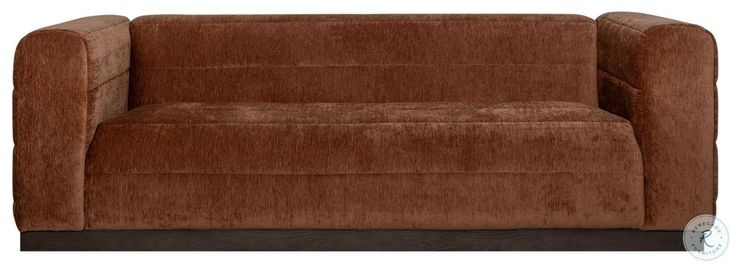 Brea Brown Performance Fabric Sofa