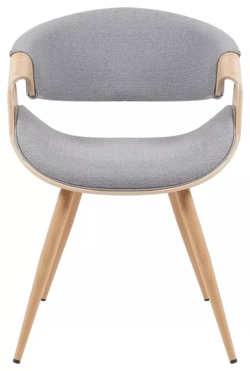 Butterfly Oak and Gray Upholstered Dining Chair